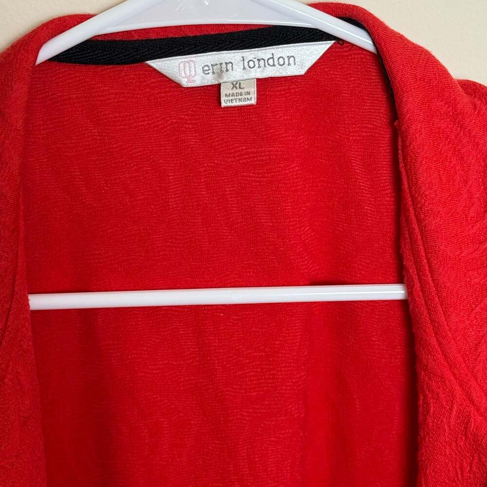 Erin London Crimson‎ Zip-Front Cardigan Sweater size XL - Picture 3 of 3